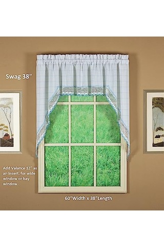 Adirondack 2 Tonlu Kroşe Swag 38 Beyaz 60w X 38l Genel