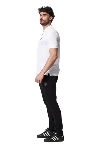 Beşiktaş Lisanslı Beyaz Polo T-shirt