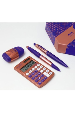Milan Copper Kırtasiye Seti Mor 8740