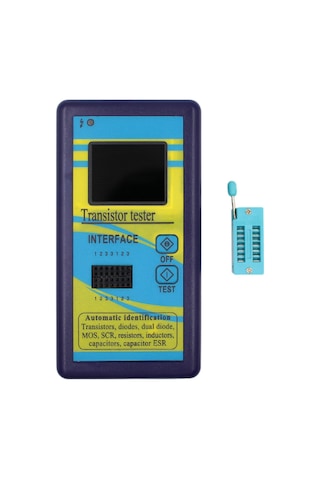 Suntek Transistör Test Cihazı Hafif Esr Metre Renkli-kabuk