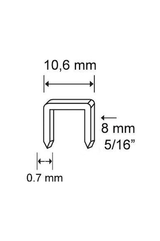 Zımba Teli 13/8 Mm Baytec -10 Paket