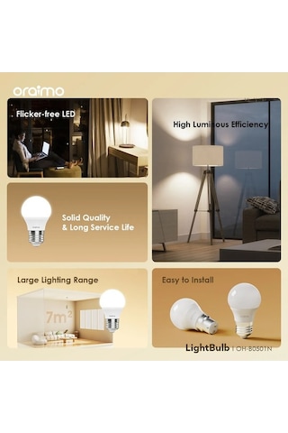 Besthome1 5w Led Ampul B22 Fityili 900lm Enerji Tasarruflu Ev Işığı, 12'li Paket, Oh-b0501n Model