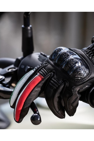 Oj Fıghter 1.8 İtalyan Tarzı Korumalı Kısa Motosiklet Deri Eldiven S