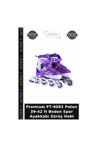 Premium Ft-9092 Paten 39-42 Lt Beden Spor Ayakkabı Sürüş Hobi Çok Renkli
