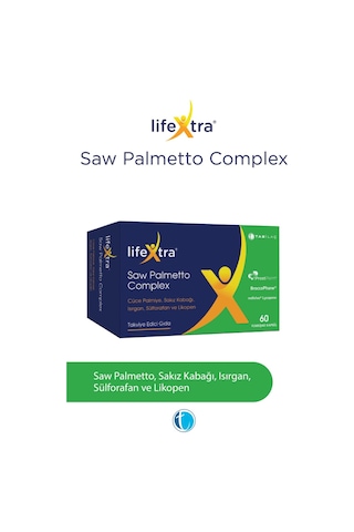 Lıfextra Saw Palmetto Complex 60 Yumusak Kapsul