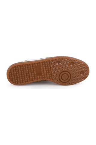 Libero L075.2325 Yıldız Detaylı Hakiki Deri Kadın Sneaker - Rugan Detaylı, Retro Tasarım Ve Doğal Kauçuk Tabanlı Casual Ayakkabı Beyaz-gold