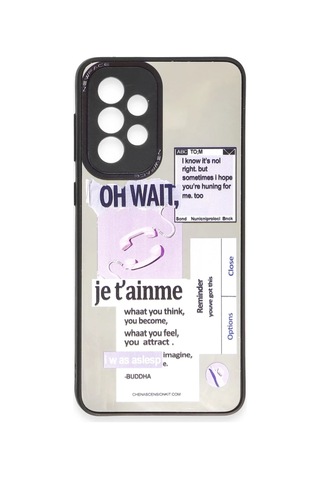 Samsung Galaxy A73 5g Kılıf Mirror Desenli Kapak - Mirror - 4 Siyah