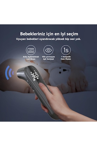 Neomed Det-3019 Akıllı Mesafe Sensörlü Hızlı Ölçüm Temassız Dijital Ateş Ölçer