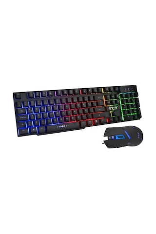 Inca IKG-448 Rainbow Efect Mekanik Hisli Gaming Q Klavye Mouse Set