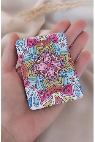 Ayna Makyaj Aynası Model Cep El Aynası Çanta Seyahat Taşınabilir Çok Renkli