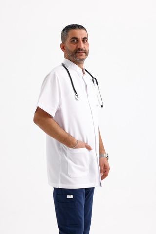 Prof Active Unisex Doktor Önlüğü Beyaz