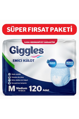 Giggles Emici Külot Yetişkin Hasta Bezi M 4 X 30'lu