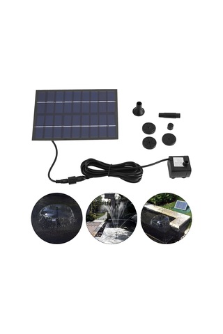 Gajeena Güneş Enerjili 1.8w 18x12cm Mikro Oksijenatör - Havuz, Akvaryum Ve Bahçe Su Fıskiyesi