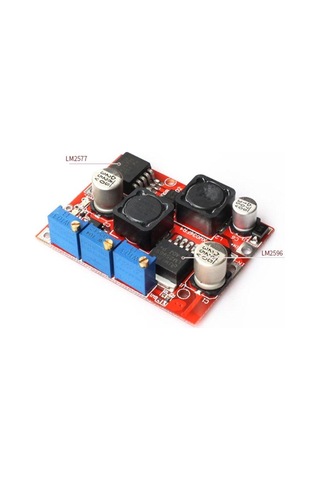 DC-DC Ayarlı Voltaj Yükseltici-Düşürücü Kartı (LM2577 + LM2596)