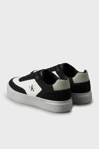 Calvin Klein Logolu Sneaker Ayakkabı Hm0hm0244906x Erkek Ayakkabı Hm0hm02449 06x Siyah-beyaz-gri