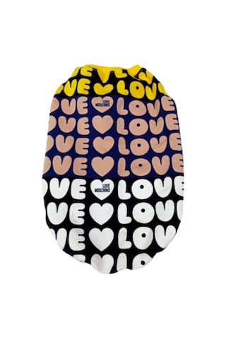 Love Desenli Kedi Köpek Kıyafeti Elbisesi