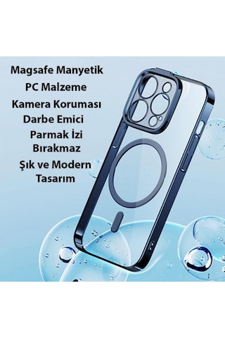 Baseus 14 PRO Magsafe Uyumlu Armor Kamera Korumalı Kılıf Ve Tempered Ekran Koruyucu Set 14 Pro Kılıf Ekran Koruyucu Set