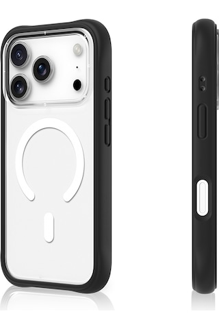 Apple Uyumlu iPhone 17 Pro Max Kılıf M-safe Şarj Özellikli Airbagli Youngkit Dynamic 2 Serisi Kapak Siyah Siyah
