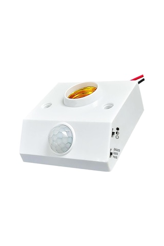 Ayt Ledx Dy-102 Abs 360 Pır Harekete Duyarlı Sensörlü E27 Duy Aparatı Zaman Hasasiyet Ayarlı