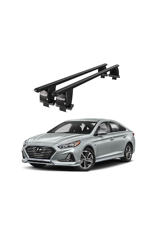 Royal Hyundai Sonata Vıı 2015-2019 Uyumlu Siyah Ara Atkı Port Bagaj Tavan Barı