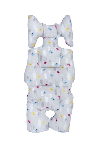 Ezh Collection 8011 Müslin Puset ve Oto Koltuğu Minderi Gri