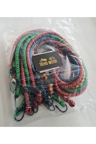 Kancalı Bagaj Gergi Lastiği 10mm Kalınlık X 100 Cm - 10 Adet