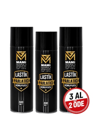 Lastik Parlatıcı 500ml - Parlak Görünüm Ve Uzun Süre Kalıcılık 3 Al 2 Öde