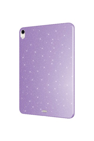 Apple Uyumlu iPad, Air 11 M2/m3 2024 2025 Tablet Kılıfı Işıltılı Parlak Görünüm Koton Case Kılıf