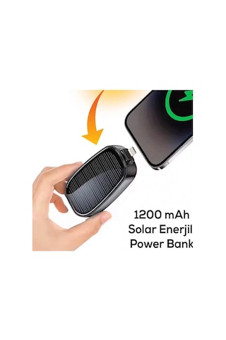 Güneş Enerjili Power Bank Evimdeyokyok Çok Renkli