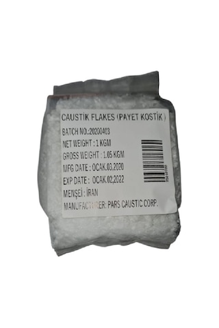 Meteksan Kostik Payet Kostik Sodyum Hidroksit 1 KG