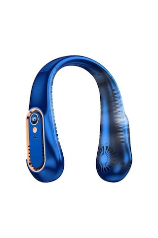 Usb Şarj Elektrikli Fan Asılı Kablosuz Boyun Fan Taşınabilir Hava Soğutucu Elektrikli Fanlar Bladeless Şarj Edilebilir Dilsiz Fanlar, C 9499 Renkli