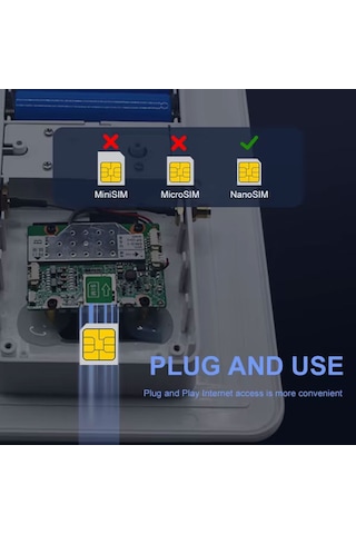 Apronx APX-SR406 Wireless 4G Solar Modem 6W 8 Kullanıcı 12000 mAh
