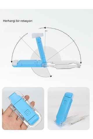 Maoyaya Yüksek Kalite Led Kitap Klipsi Okuma Lambası 001, Yatak Okuma Lambası Siyah