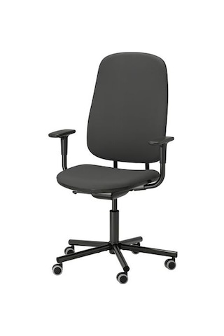Ikea Smörkull Çalışma Sandalyesi, Grasnas Koyu Gri