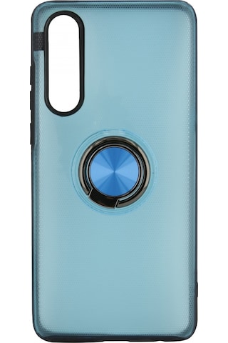 Nettech Huawei P30 Uyumlu Armour Yüzüklü Seri Arka Koruma Kılıf