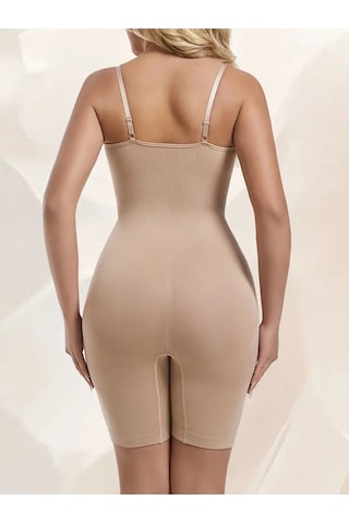 Mistirik Larix Model Extra Toparlayıcı Extra Sıkılaştırıcı Tam Boy Tulum Korse Ten Renk Ten