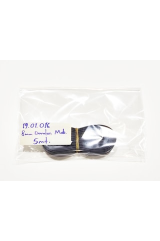 8mm Isı İle Daralan Siyah Makaron 5 Metre, Daralma Oranı 2/1, Çalışma -55/+125 Derece