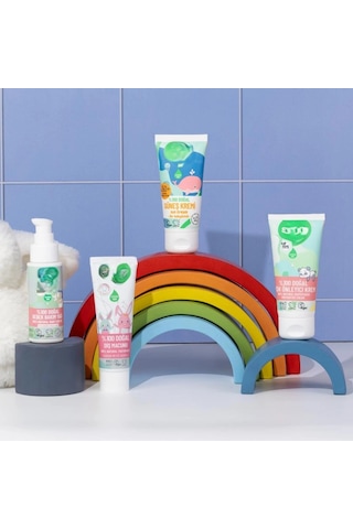 %100 Doğal Bebek Pişik Önleyici Jel Krem 50 Ml Çok Renkli