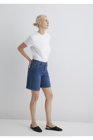 Mavi - Eliana Casual Koyu Mavi Jean Şort 1411221-89749 Koyu Mavi
