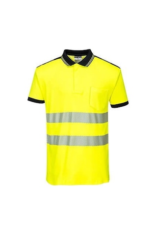 Portwest T180-pw3 Hı-vıs Polo Tişört Sarı/turuncu