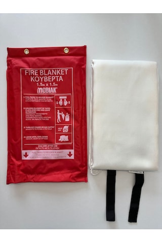 Mobıak Marka / İthal Yangın Battaniyesi 1,50x1,50 Soft Pack