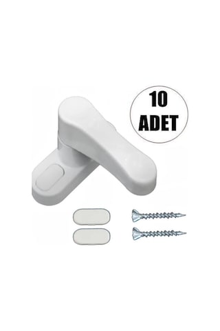 10 Adet Pvc Pencere Kapı Pimapen Kilidi Çekmeli Emniyet Kilidi