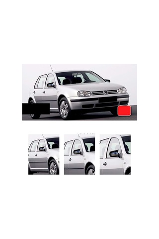 Vw Golf 4 Batman Yarasa Ayna Kapağı Piona Black Abs 1997 1998 1999 2000 2001 2002 2003