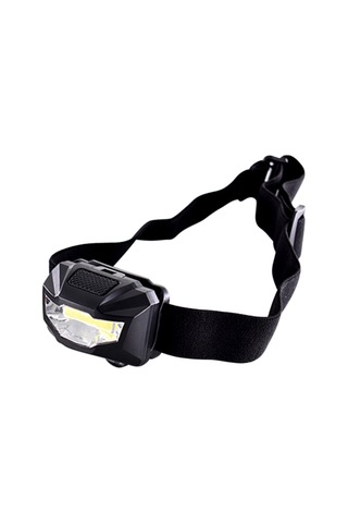 Ranyeek Kafa Feneri K04: Cob 120lm Beyaz Işık, 3 Mod Yüksek/düşük/stroboskop , Ipx4 Su Geçirmez, Ayarlanabilir Aydınlatma 3xaaa Pil Dahil Değil Siyah