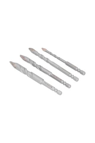 Tenfowee 4'lü Karbür Tornavida Seti, Pervane İlişkili, Cam Ve Seramik İçin Hassas Delme, Dayanıklı Uçlu, Çok Amaçlı