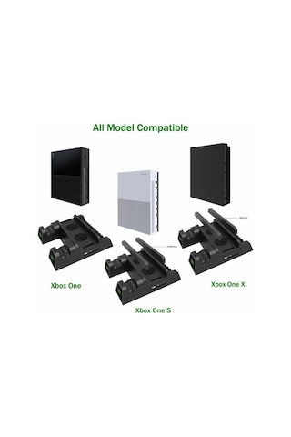Xbox One Stand Fanlı Şarj Göstergeli Dock Xbox One X S
