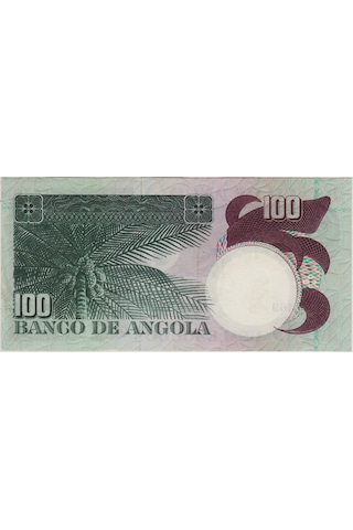 Angola 100 Eskudo 1973 Portekiz Hakimiyeti Dönemi. Çilaltı.
