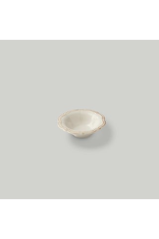 Linens Cinnamon Porselen 12 Cm Çerezlik Ekru-kahve Ekru