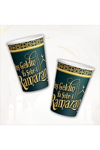 Hoşgeldin Ramazan Bardak - 8 Adet