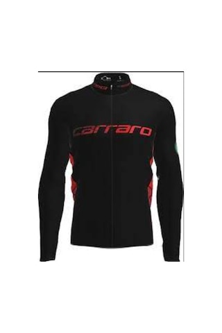 Carraro Uzun Kollu Kışlık Forma Siyah - Kırmızı
